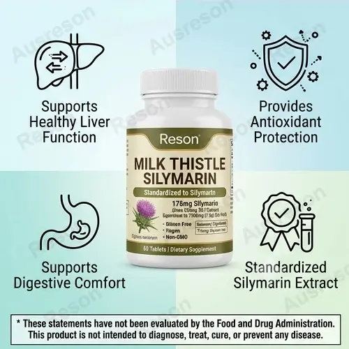 milk thistle silymarin tablets for liver manufacturer