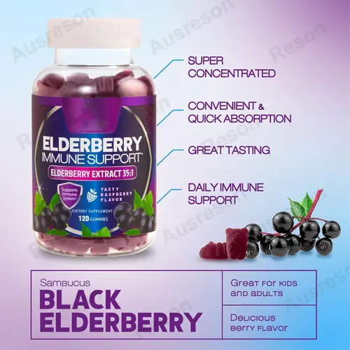 Elderberry gummies Immune System Support | Reson
