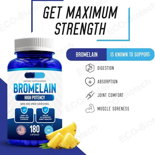 Bromelain capsules High potency immune support | OEM