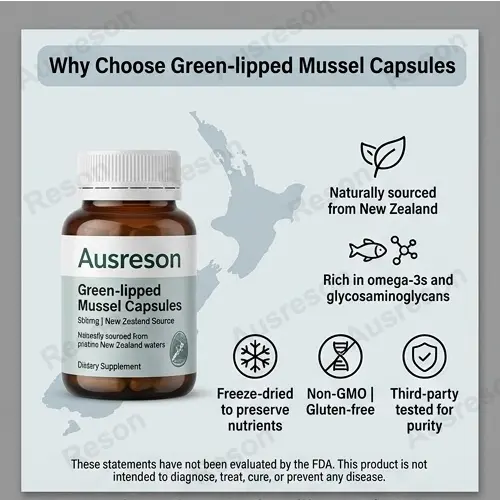 Green-lipped Mussel Capsules Joint Support | OEM Ausreson