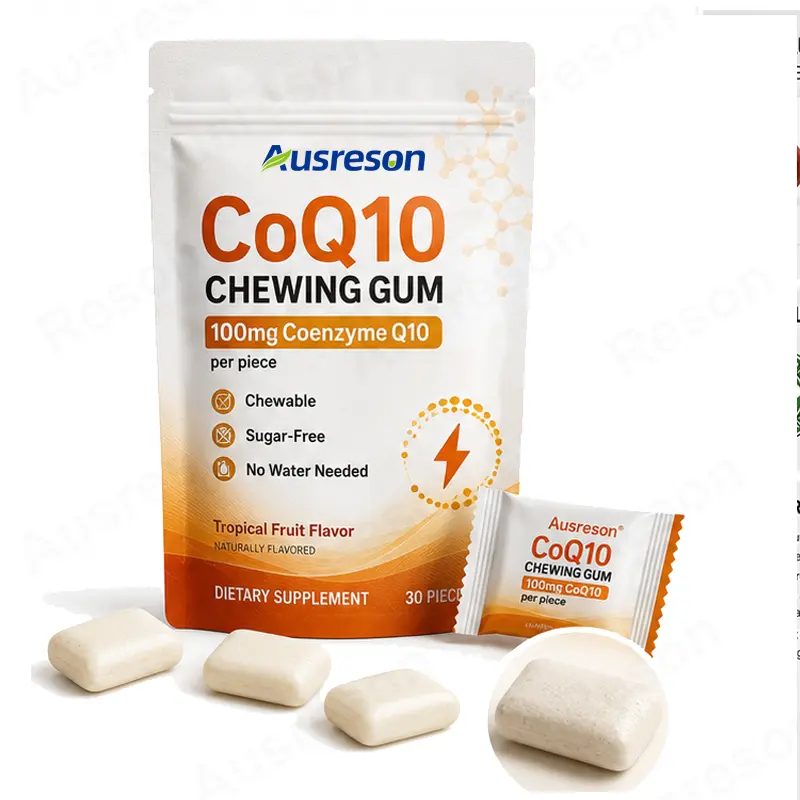 Sugar-free functional gum CoQ10 Chewing Gum Manufacturer