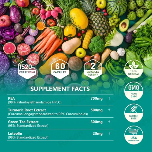 Palmitoylethanolamide pea 400 mg capsules | Reson