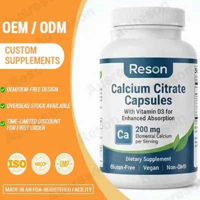 High absorption Calcium Citrate Capsules private label Manufacturer