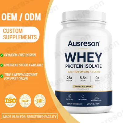 Whey Protein Isolate Powder with bcaa Fast absorbing Manufacturer
