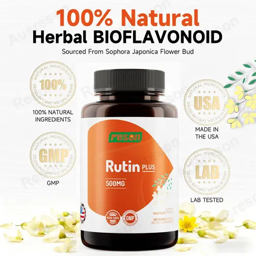 Rutin capsules 500mg supports Vascular Health & Antioxidents