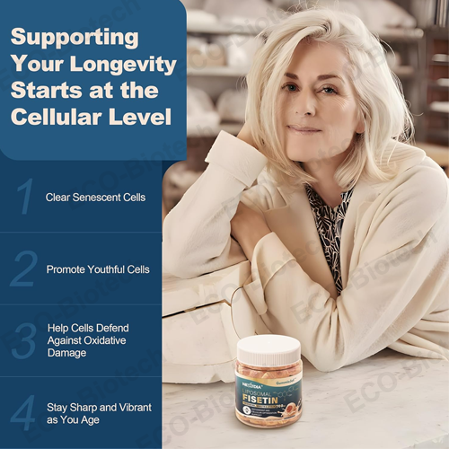 Liposomal Fisetin gummies for brain health oem Private label