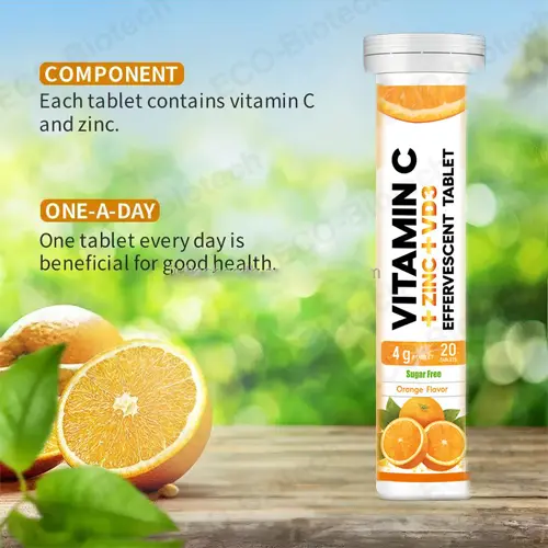 Vitamin C zinc effervescent tablets OEM manufacturers | Reson