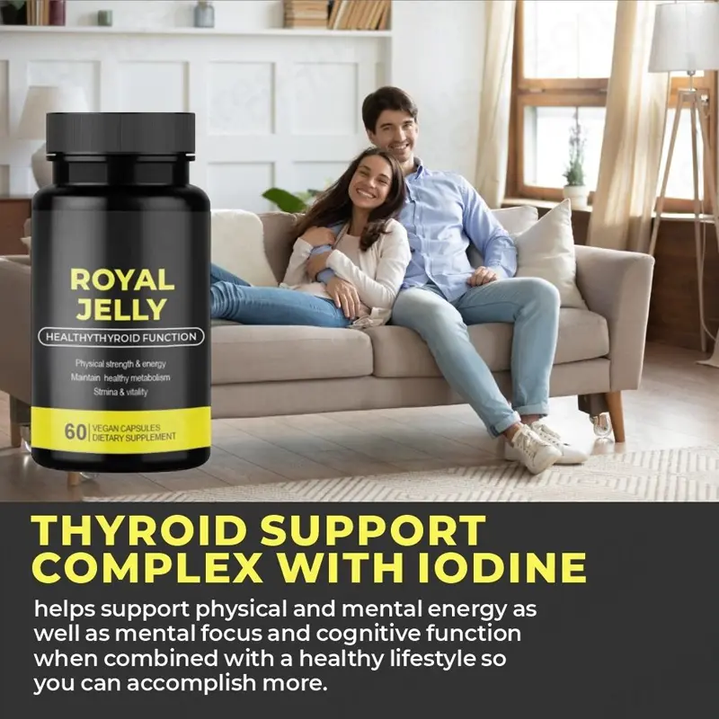 Freeze-dried Royal jelly hard capsules energy supplement Manufacturer