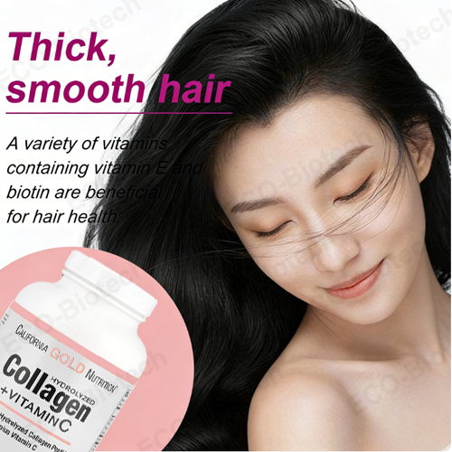 vitamin c collagen Tablets Type I & III supplement oem own brand