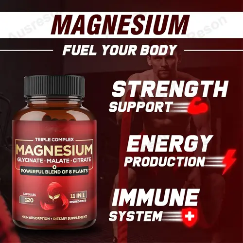 High absorption Triple Magnesium Complex capsules