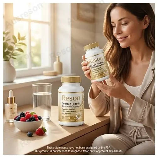 Collagen peptide AbsorbCore microbead capsules OEM manufacturer