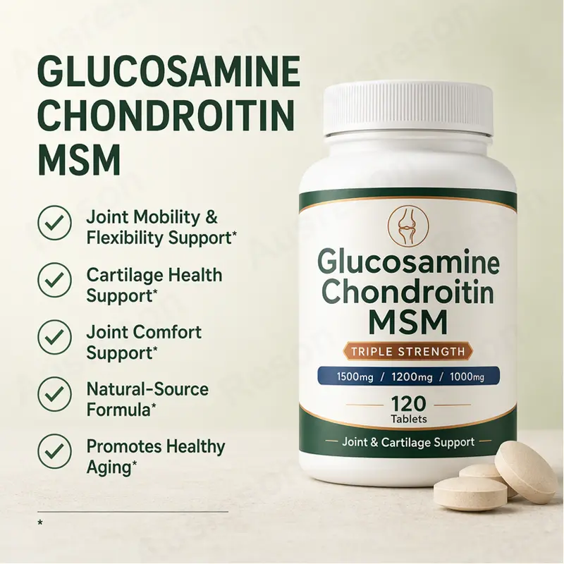 Glucosamine chondroitin sulfate MSM Tablets joint supplement supply
