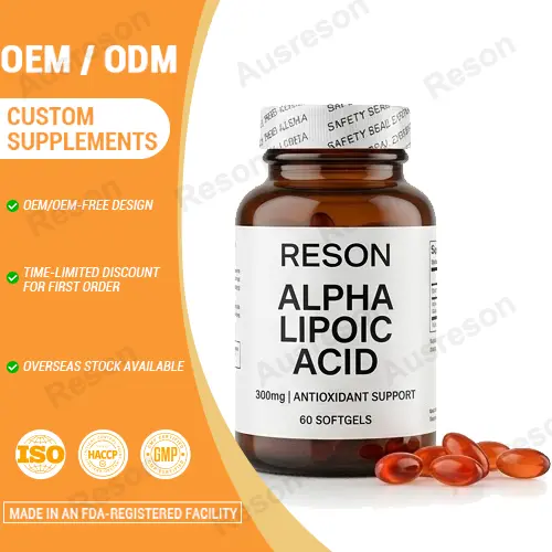 Alpha Lipoic Acid softgels High absorption ALA | OEM Manufacturer