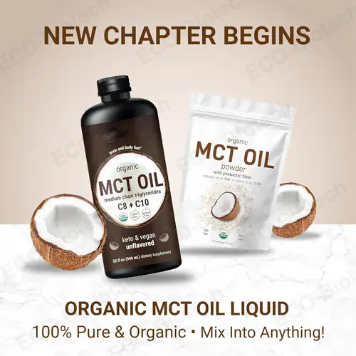 MCT Oil Powder with Prebiotic Fiber | Non-GMO