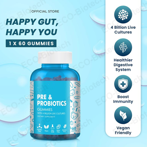 Pre & Probiotics Gummies | Gut Health Supplement | Reson