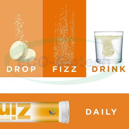 Zinc Effervescent Tablets for Immune Support | Fast Absorption | OEM