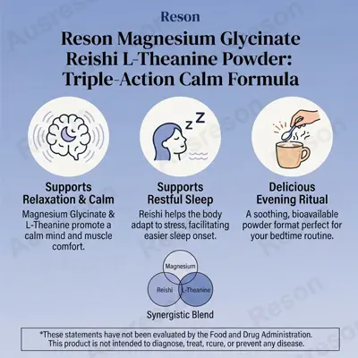 Magnesium Glycinate Reishi L-Theanine Powder bulk supply