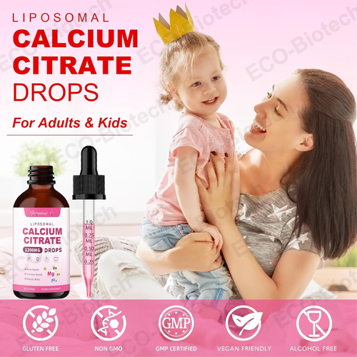 Liposomal Calcium Citrate Drops | Bone & Muscle Health | Reson