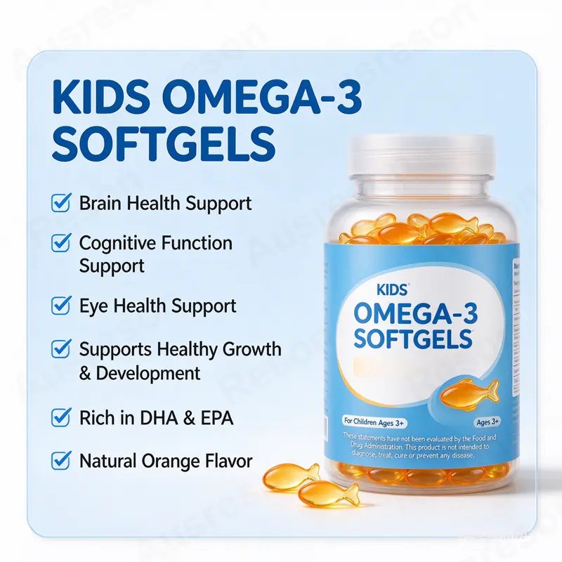 kids omega-3 softgels brain Supplements Manufacturer