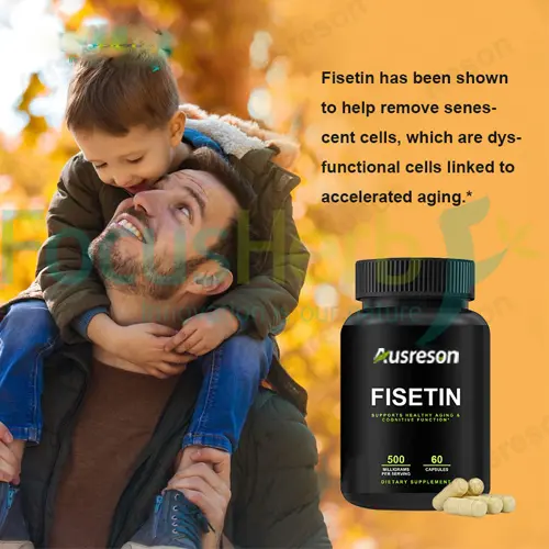 Best Fisetin capsules for longevity MOQ flexible