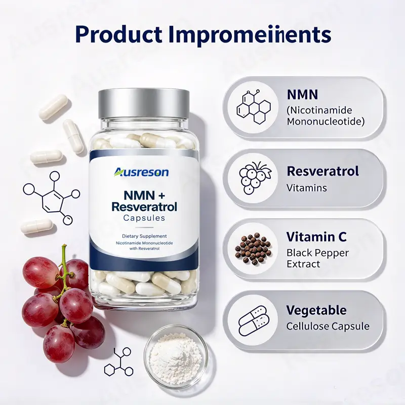 nmn resveratrol capsules skin supplement Manufacturer