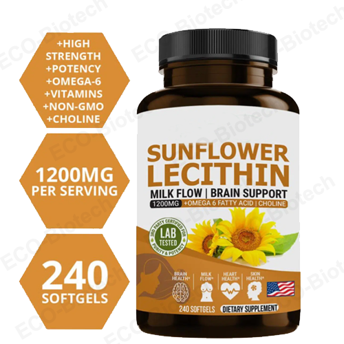 Sunflower Lecithin Capsules | Brain Health and Liver Support
