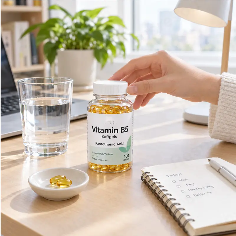 vitamin b5 softgels Pantothenic Acid supplement OEM Manufacturer