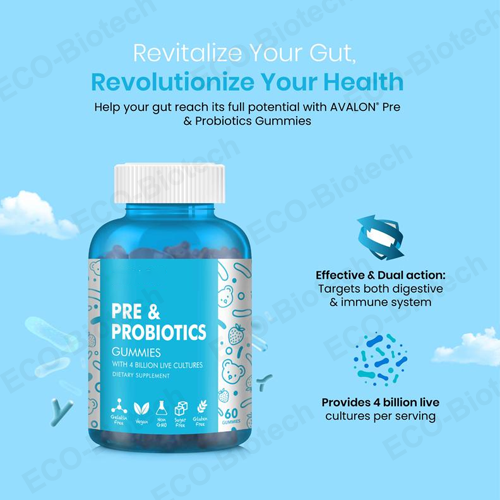 Pre & Probiotics Gummies | Gut Health Supplement | Reson
