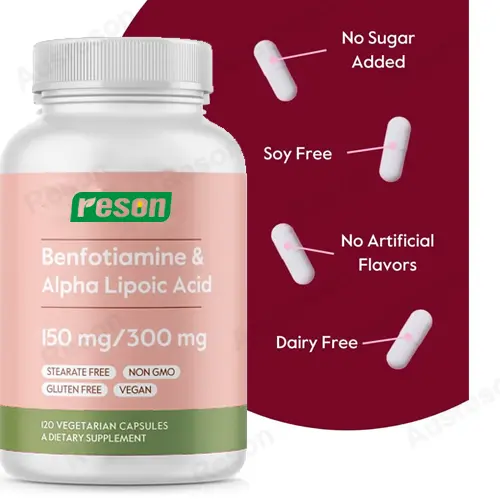 Vegan Benfotiamine & Alpha Lipoic Acid capsules | Reson