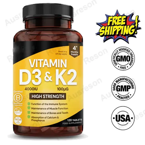 Vitamin D3 + K2 tablets OEM Manufacturer | Reson