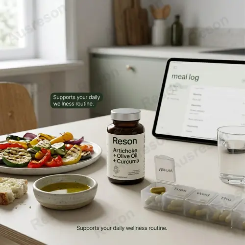 Artichoke + Olive Oil + Curcuma capsules Liver support | OEM