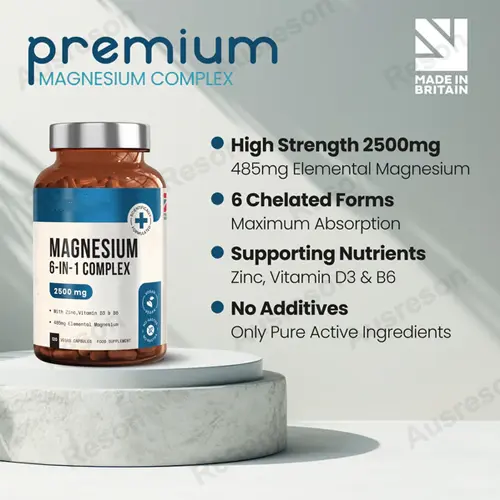 High Absorption 6-in-1 Magnesium Complex capsules | Reson
