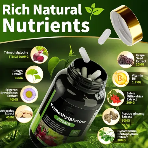 Trimethylglycine TMG capsules Private Label Manufacturer