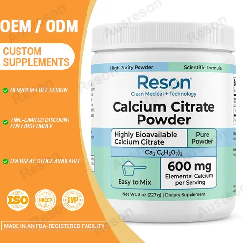 calcium citrate powder bulk supplement wholesale