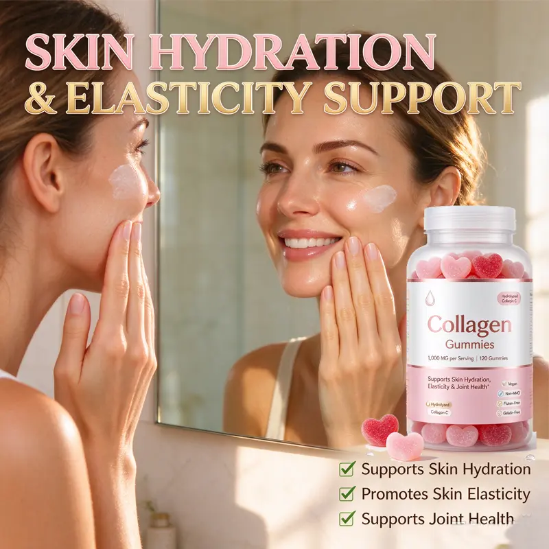 collagen gummies Hair Skin Nails Support Private Label