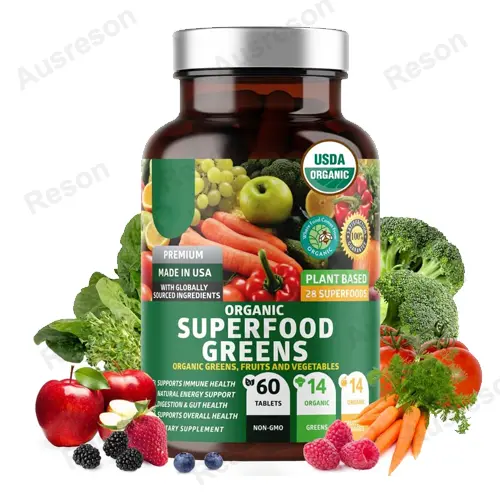 Organic Superfood Greens tablets GMP Certification