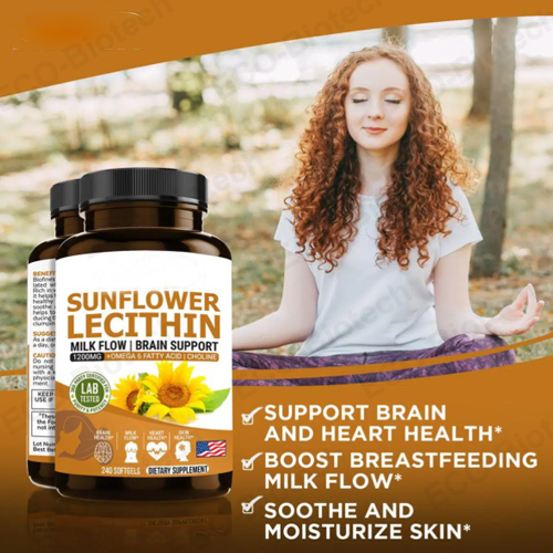 Sunflower Lecithin Capsules | Brain Health and Liver Support