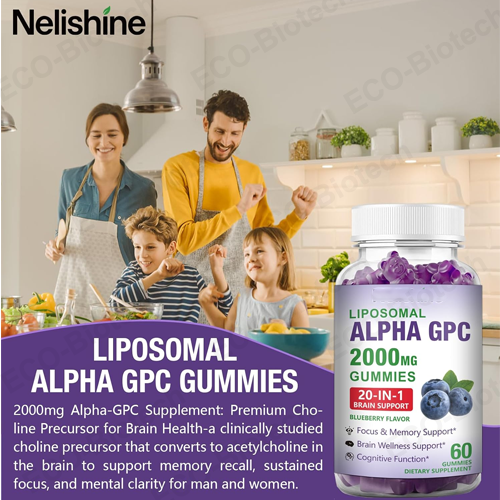 300mg Liposomal Alpha GPC gummies | Brain Health | Reson