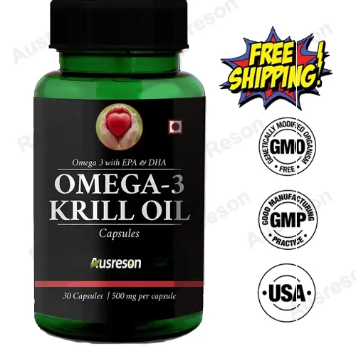 Omega 3 & Antarctic Krill capsules for heart and brain | Reson