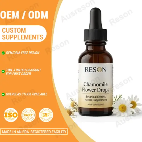 Chamomile Flowers extract Drops for sleep and anxiety | OEM