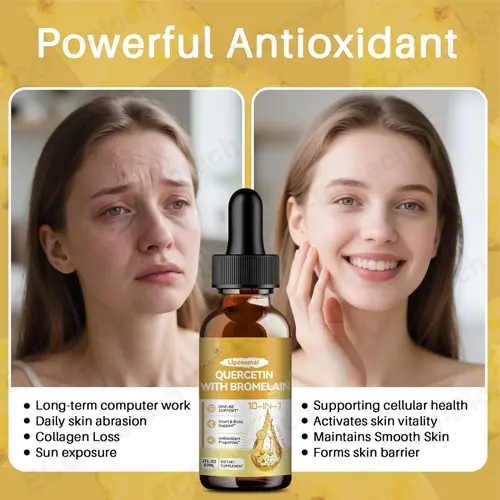 Liposomal Quercetin Bromelain Liquid Drops bulk supplier