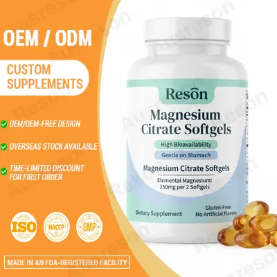 Magnesium citrate softgels high-absorption OEM wholesalers