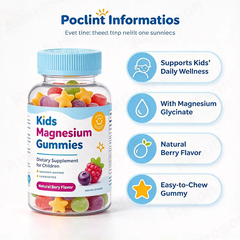 kids Magnesium Gummies health Supplement bulk supplier