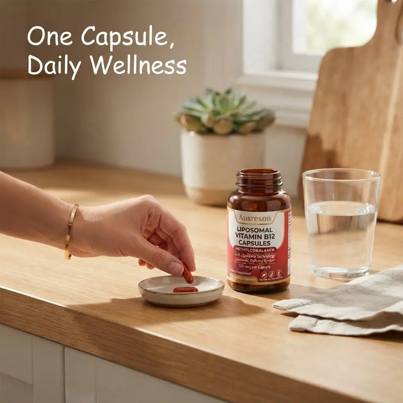 High absorption Liposomal Vitamin B12 capsules for energy bulk supplier