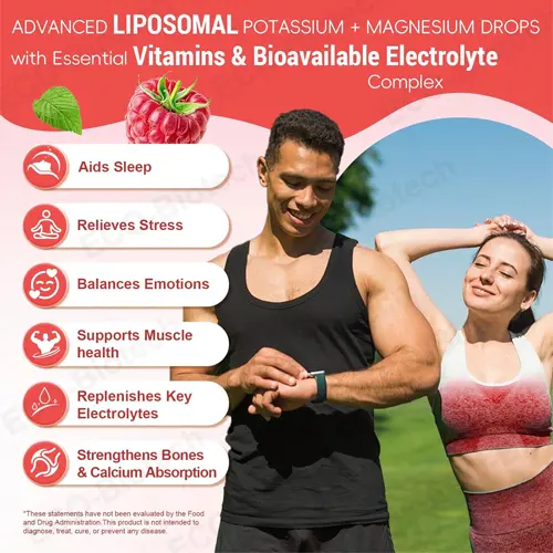 Liposomal Potassium Magnesium drops oem Manufacturer
