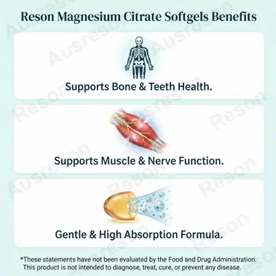 Magnesium citrate softgels high-absorption OEM wholesalers