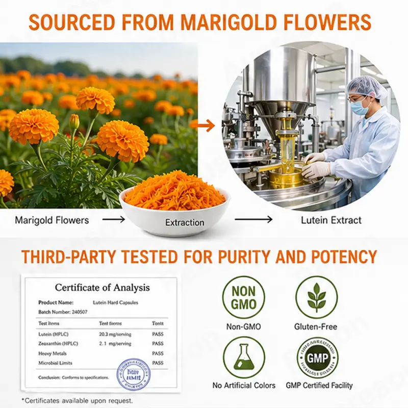 lutein and zeaxanthin supplements Lutein Capsules bulk supplier