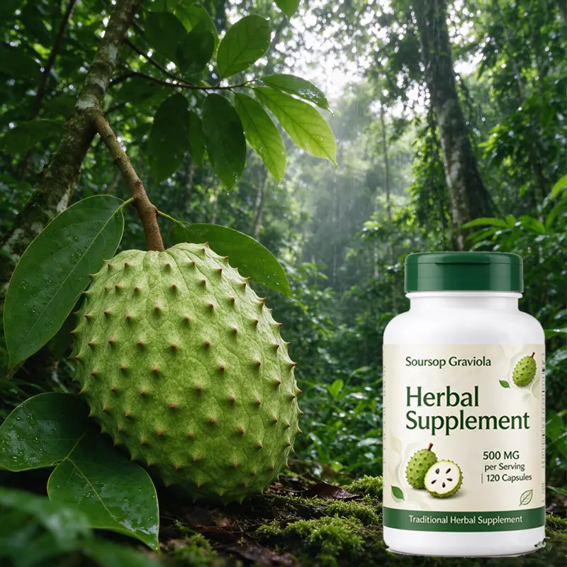 Soursop Graviola leaf extract Capsules herbal supplement supplier