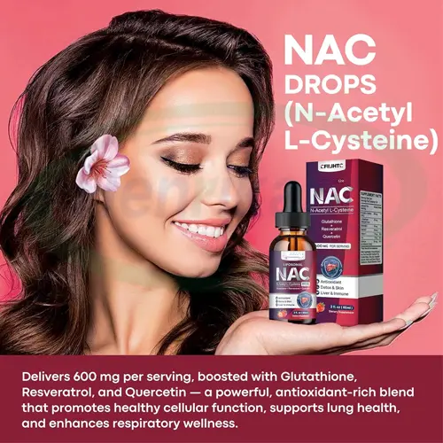 Liposomal N-Acetyl L-Cysteine NAC Drops Liver Health | Reson