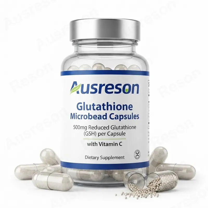 Glutathione microbead capsules for skin oem bulk supplier
